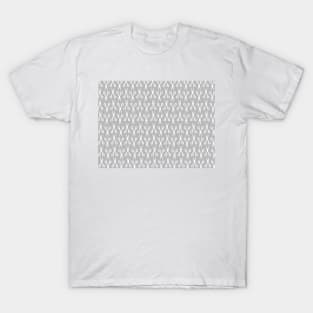 Scissors Grey Pattern T-Shirt